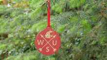 Load image into Gallery viewer, WSU Coug Pride Christmas Ornament
